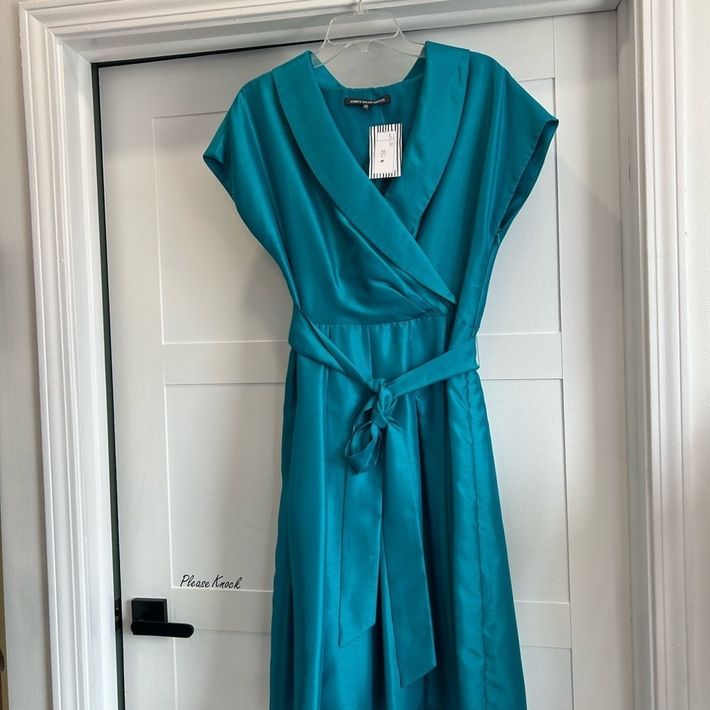 Jones Wear Teal Dress